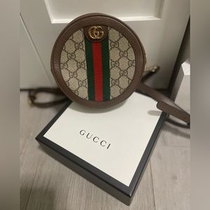 Gucci Ophidia Round Mini Backpack